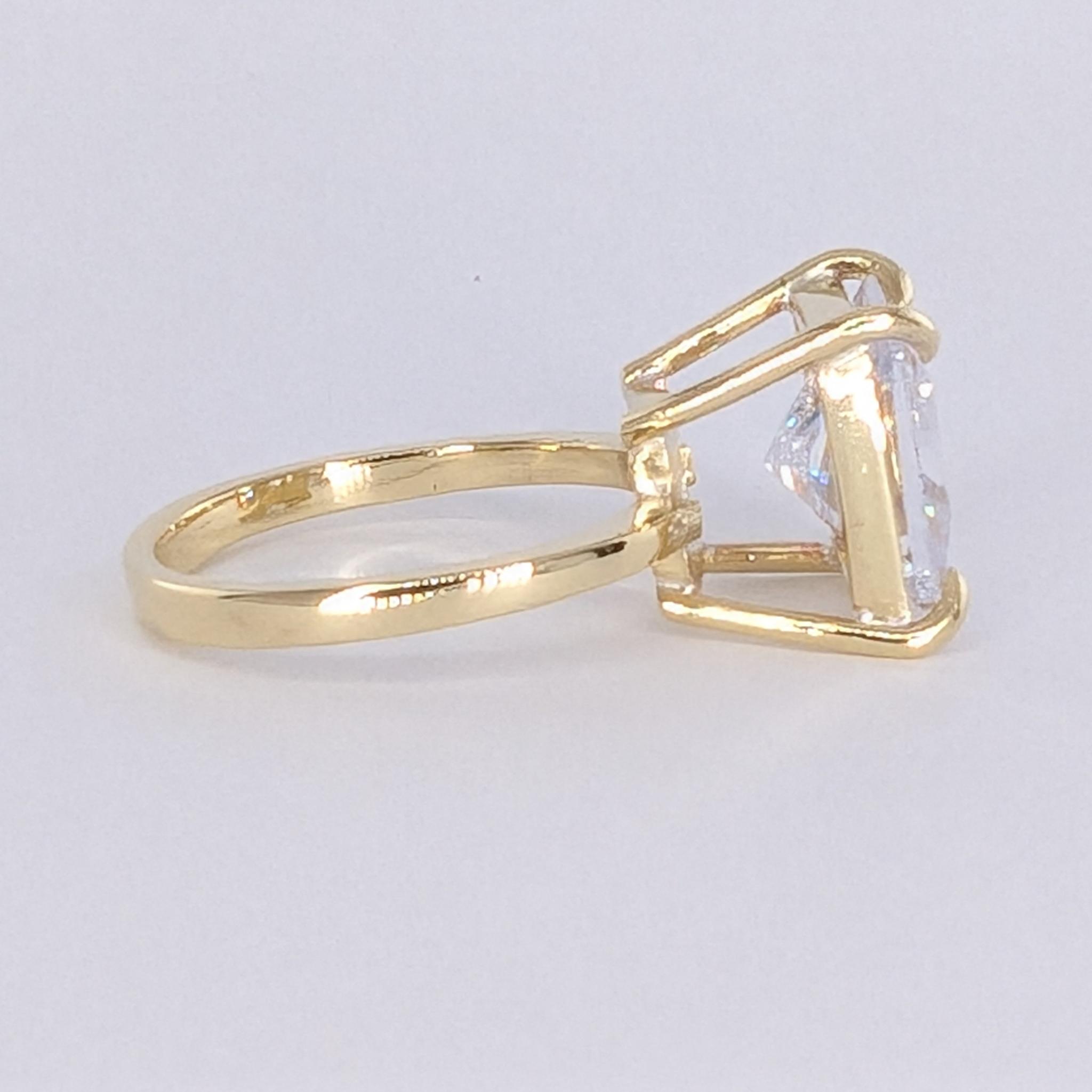 大きなプリンセスカットのリング | 6枚目