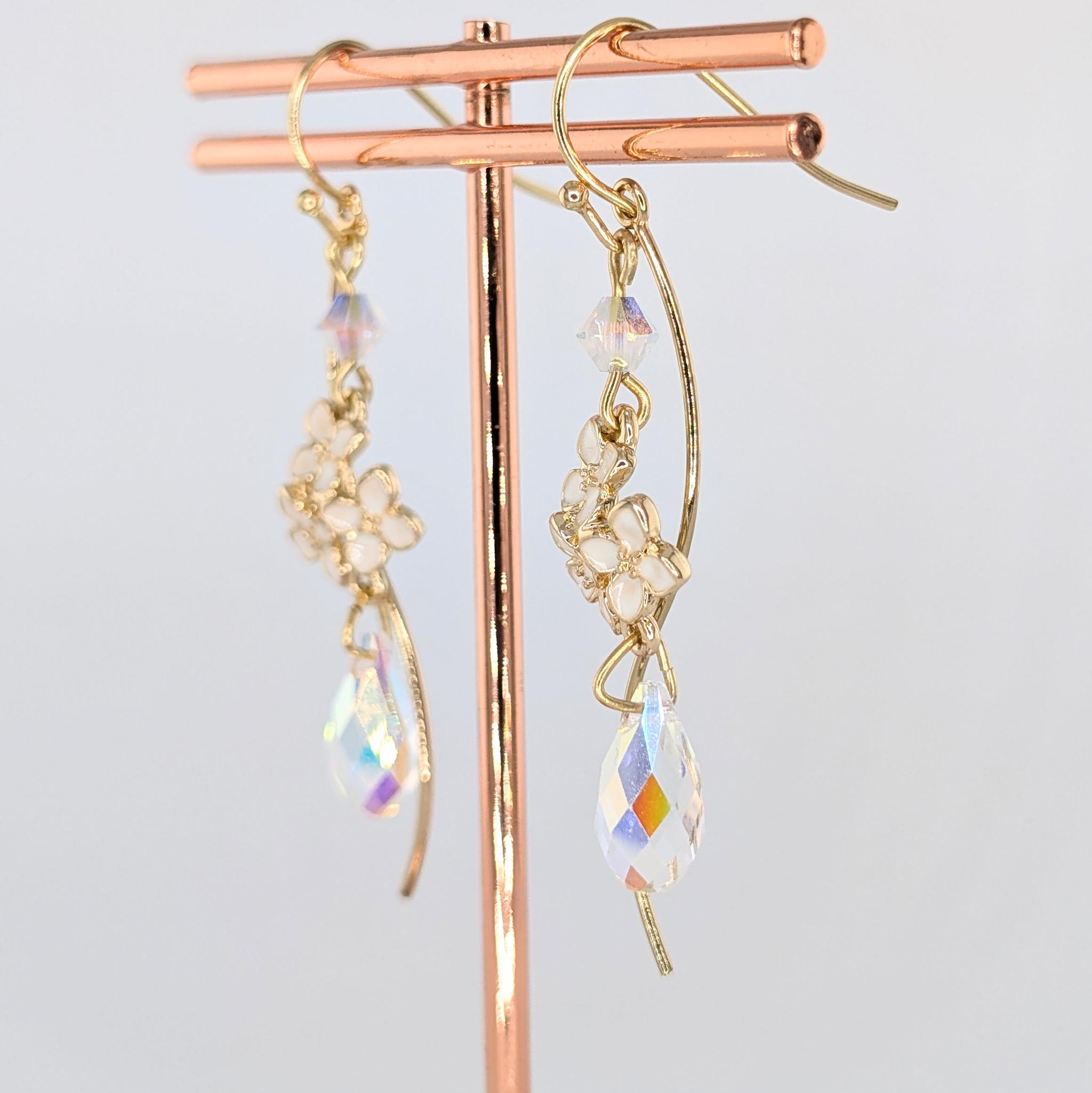 金木犀(キンモクセイ)のお花と雫のピアス | 6枚目